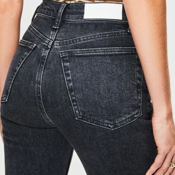 RE/DONE 70’s Crop Boot in Stone Noir NWT size 31 womens denim $275 retail - Picture 3 of 8